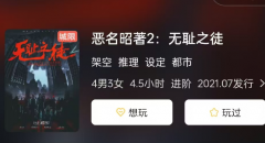 <b>《恶名昭著2:无耻之徒》</b>